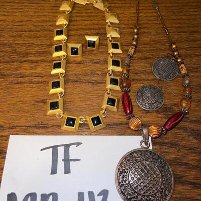 Necklace and erring lot