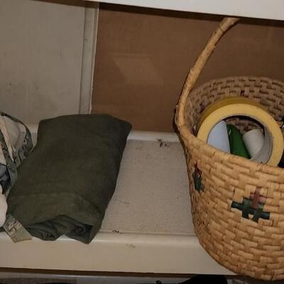 Plastic shelf misc items