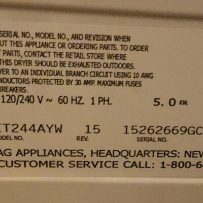 Maytag dryer