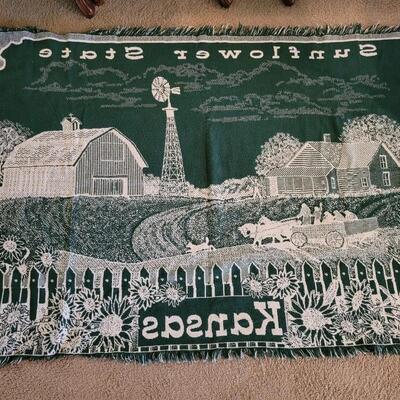 Kansas Sunflower State Throw