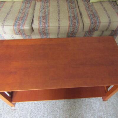 Wooden Arts and Crafts Style Coffee Table