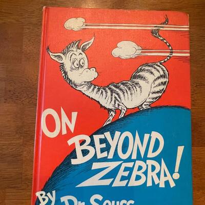 Dr. Seuss 1955 1st edition On Beyond Zebra