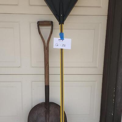 Shovel and rake