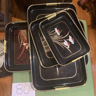 Japanese style nesting trays