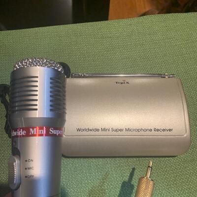 Microphone with receiver