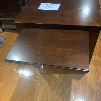 Pair of wood end tables