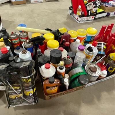 S25-Car cleaners, polishes, oils, solvents etc