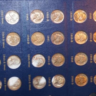 JEFFERSON NICKEL COLLECTION  1938 D , 1945-1953 S . 1954