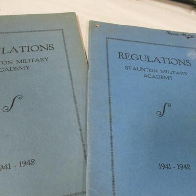 Memorabilia - Regulations Staunton Military Academy - Historic Documents - Foil Craft