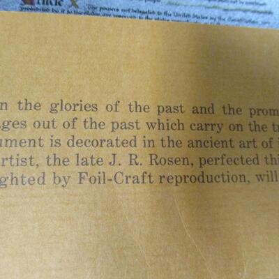 Memorabilia - Regulations Staunton Military Academy - Historic Documents - Foil Craft