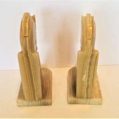Lot #38  Vintage Pair of Mexican Bookends - stone
