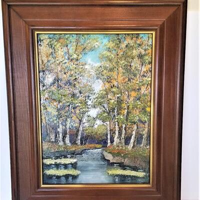 Lot #43  Original Oil on Canvas by Listed Artist Paul Samson