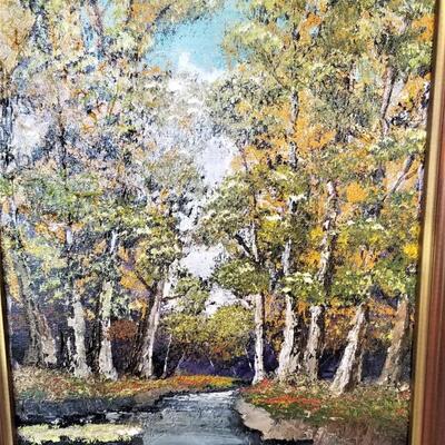 Lot #43  Original Oil on Canvas by Listed Artist Paul Samson