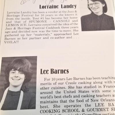 Lot #47 Super Rare First Edition New Orleans Jazz/Heritage Cookbook - 1984 - signed