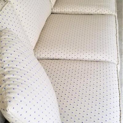 Lot #48  Nice Traditional 3-cushion roll arm sofa
