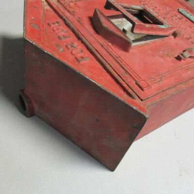 Vintage Original Cast Iron Fire Box