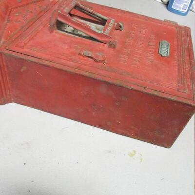 Vintage Original Cast Iron Fire Box
