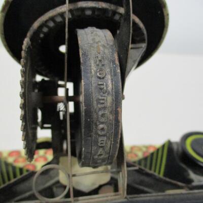 Vintage Marx De-Luxe Dial Tin Toy, Typewriter, Graphics, Pressed Steel