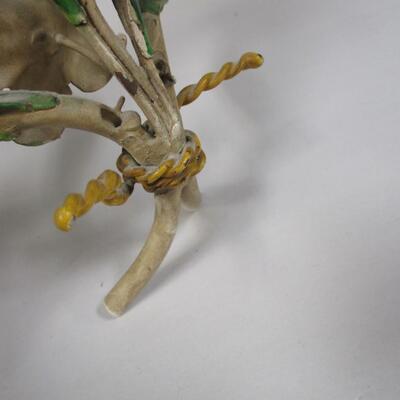 Metal Flower Candle Holder