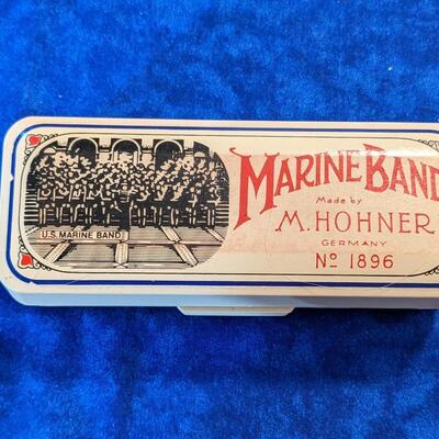 Hohner Harmonica Key A Marine Band Diatonic Case
