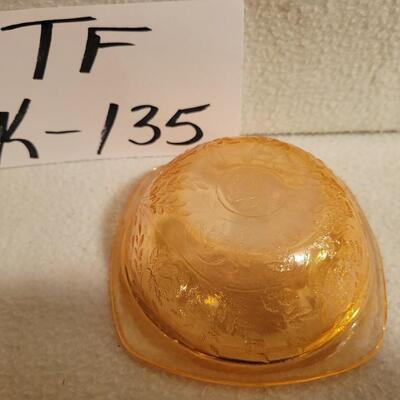 Orange Depression  Glass