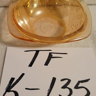 Orange Depression  Glass