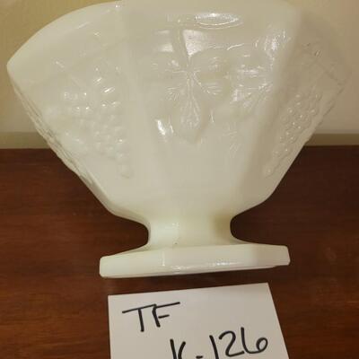 Milk Glass Punch Bowl