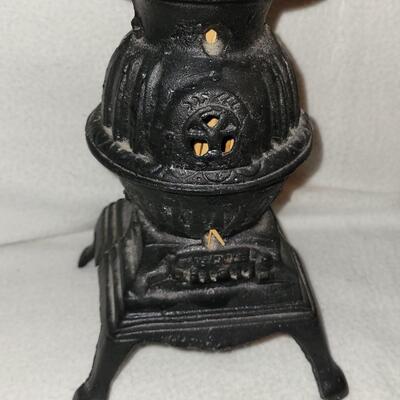 Cast iron Match Holder & Cowbell
