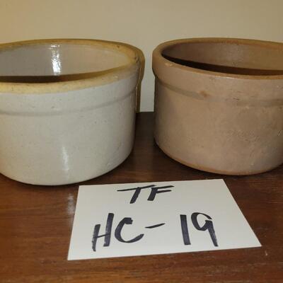 2 Pc Salt Glaze Stoneware
