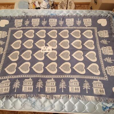 Heart Patterned Throw Blanket