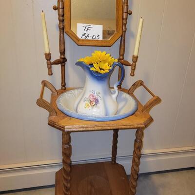 Antique Wash Stands With Basin