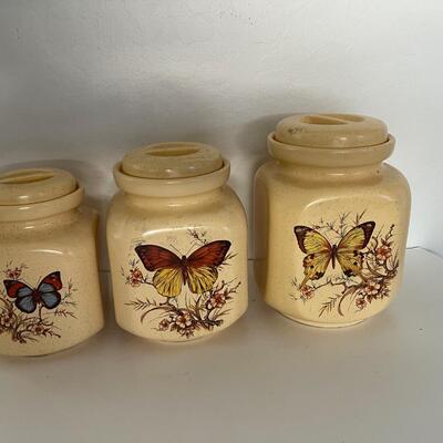 Boho Butterfly Canisters