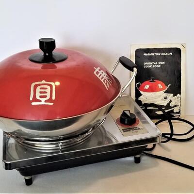 Lot #57  Hamilton Beach Wok and Burner - Asian Styling - vintage