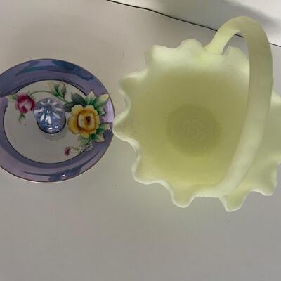 Fenton Basket and Trinket holder