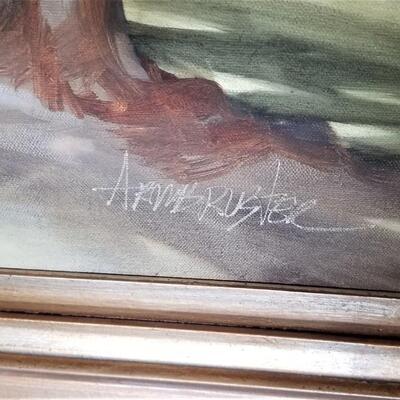 Lot #60  Original Oil on Canvas - Listed Artist Gretchen Armbruster