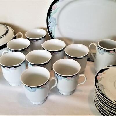 Lot #61  Large Set of 1980's Dinnerware - never used