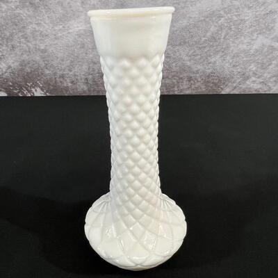 Assorted Milk Glass Vases