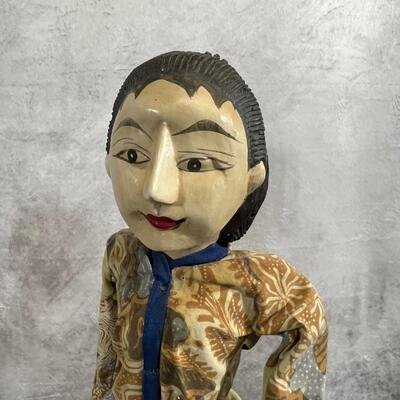3 Vintage Wayang Golek Indonesian Shadow Puppets