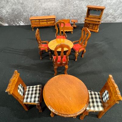 Vintage Minature Furniture Lot