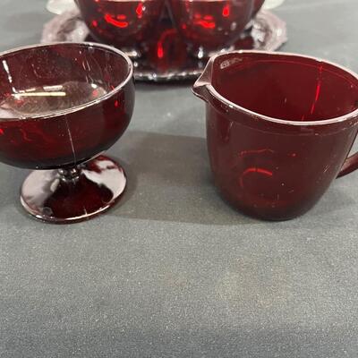 Vintage Ruby Glassware