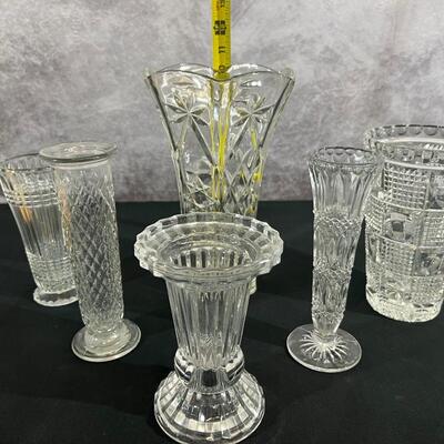 Assorted Glass Vases