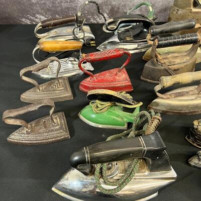 Assorted Vintage Irons