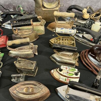 Assorted Vintage Irons