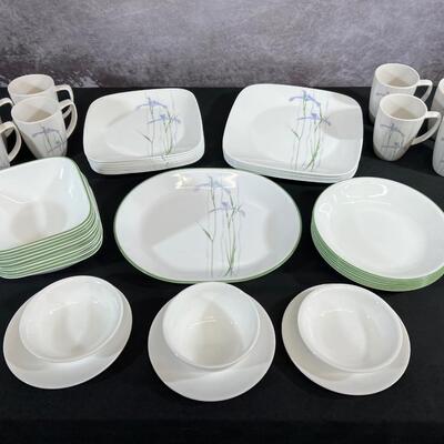 Corelle China Set With Orchid