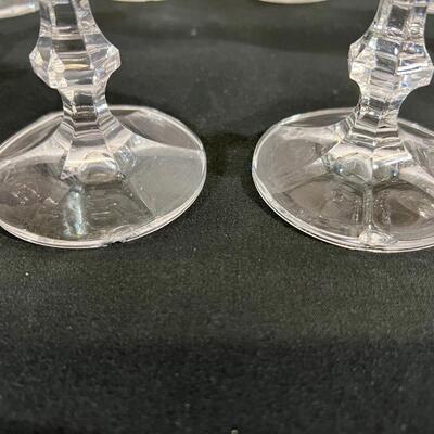 Ethed Glass Bowl and Glasses
