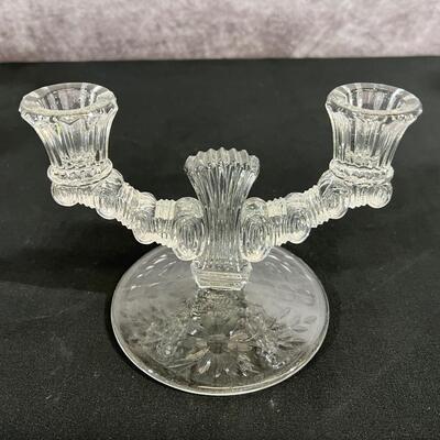 Ethed Glass Bowl and Glasses
