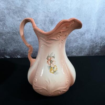 Iron stone pitcher and bowl