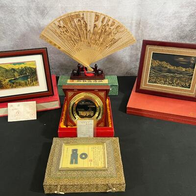 Ancient 24K Gold plated Chinese Art & Money