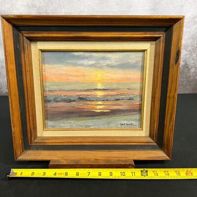 Signed Arylic Painting by Caryl Price Wood