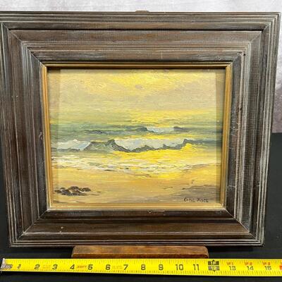 Signed Arylic Painting by Caryl Price Wood